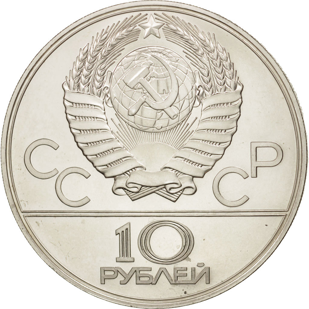 Münze, Russland, 10 Roubles, 1979, STGL, Silber, KM:169