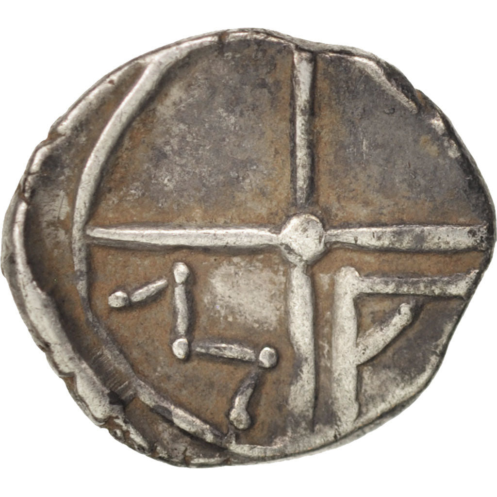 Coin, Massalia, Obol, Marseille, AU(55-58), Silver, SNG Cop:723-8