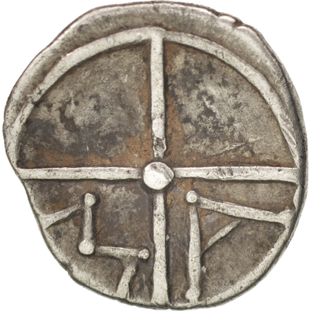 Coin, Massalia, Obol, Marseille, AU(50-53), Silver, SNG Cop:723-8