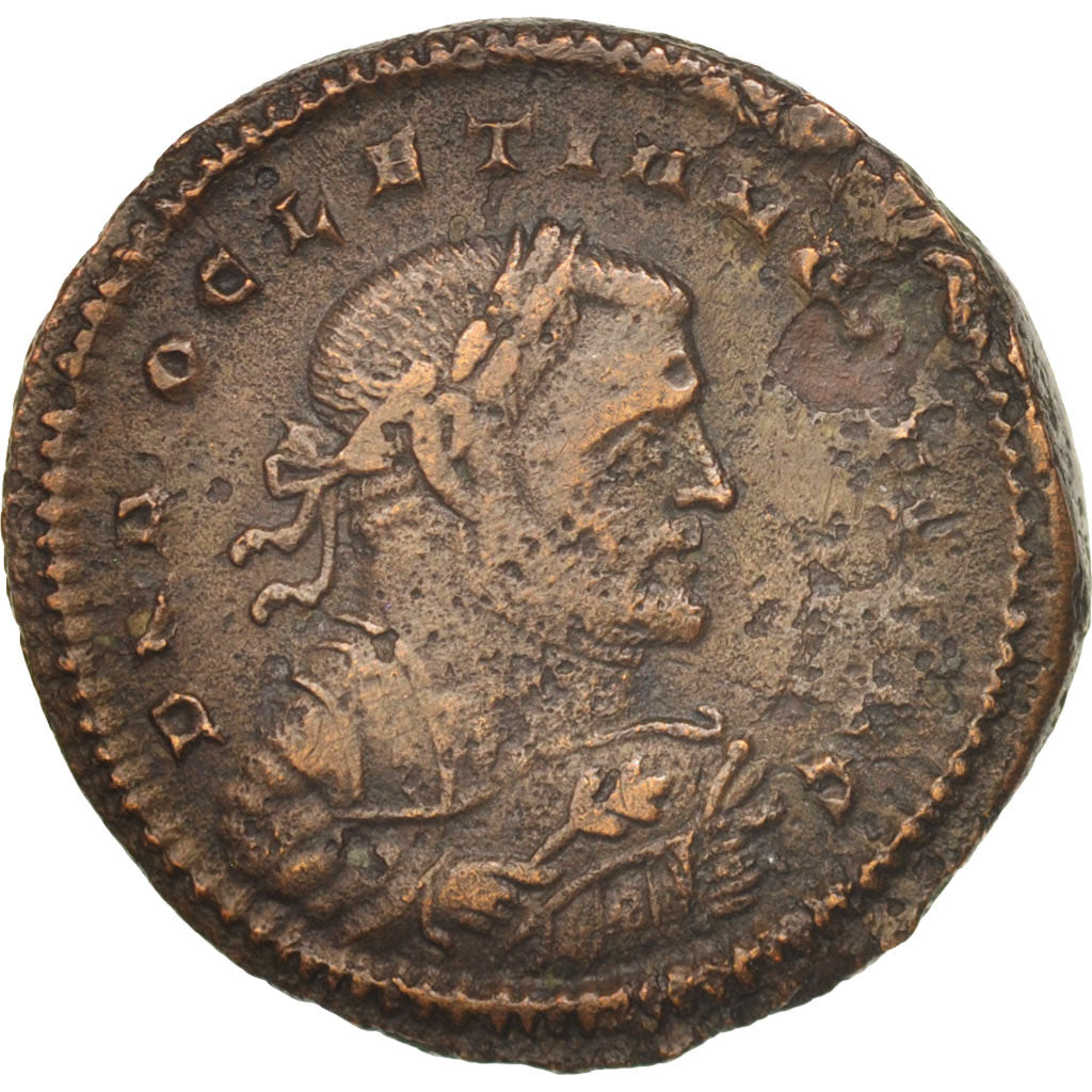 Coin, Diocletian, Follis, London, EF(40-45), Bronze, RIC:98
