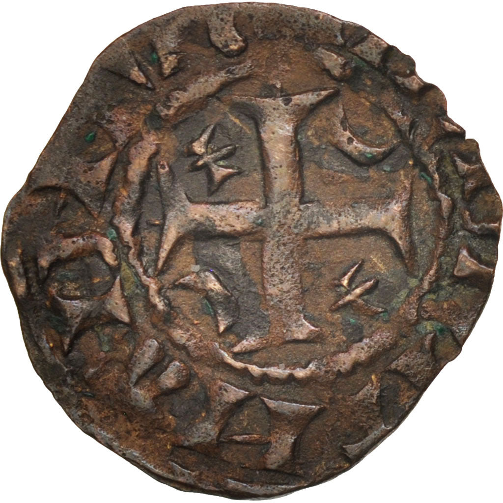 Portugal, Fernando I, Dinheiro, EF(40-45), Silver