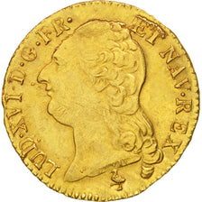 Münze, Frankreich, Louis XVI, Louis d'or à la tête nue, Louis d'Or, 1786