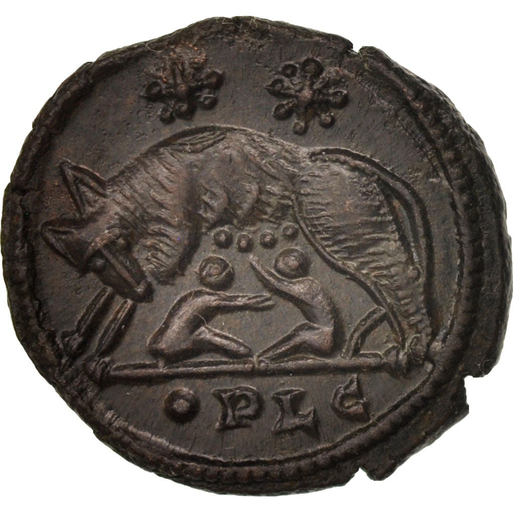 Coin, City Commemoratives, Follis, Lyons, MS(63), Bronze, RIC:247