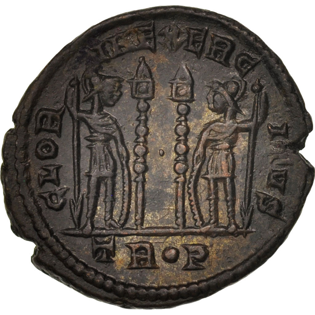 Constantine I, Follis, Trier, UNZ, Bronze, RIC:537