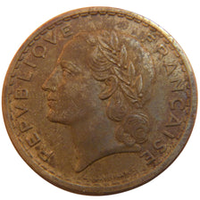 FRANCE, 5 Francs, 1938, EF(40-45), Aluminium-Bronze, Gadoury #761, 11.90