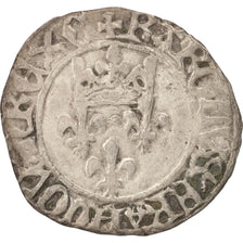 France, Charles VII, Blanc dit Florette, Chinon, EF(40-45), Billon, Duplessy:466