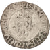 France, Charles VII, Blanc dit Florette, Chinon, EF(40-45), Billon, Duplessy:466