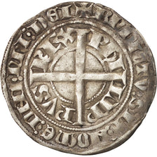 Coin, France, Philippe VI, Gros à la Couronne, EF(40-45), Silver, Duplessy:262