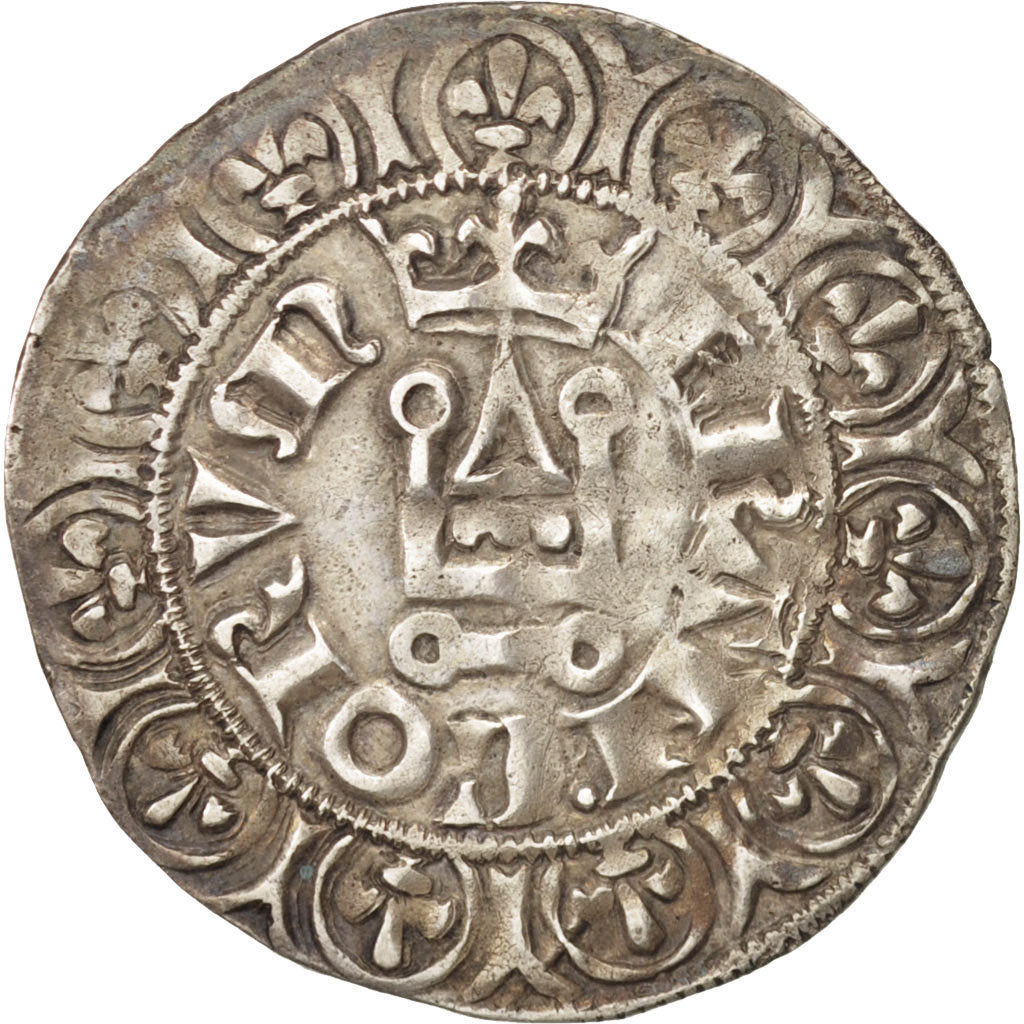 Coin, France, Philippe VI, Gros à la Couronne, EF(40-45), Silver, Duplessy:262