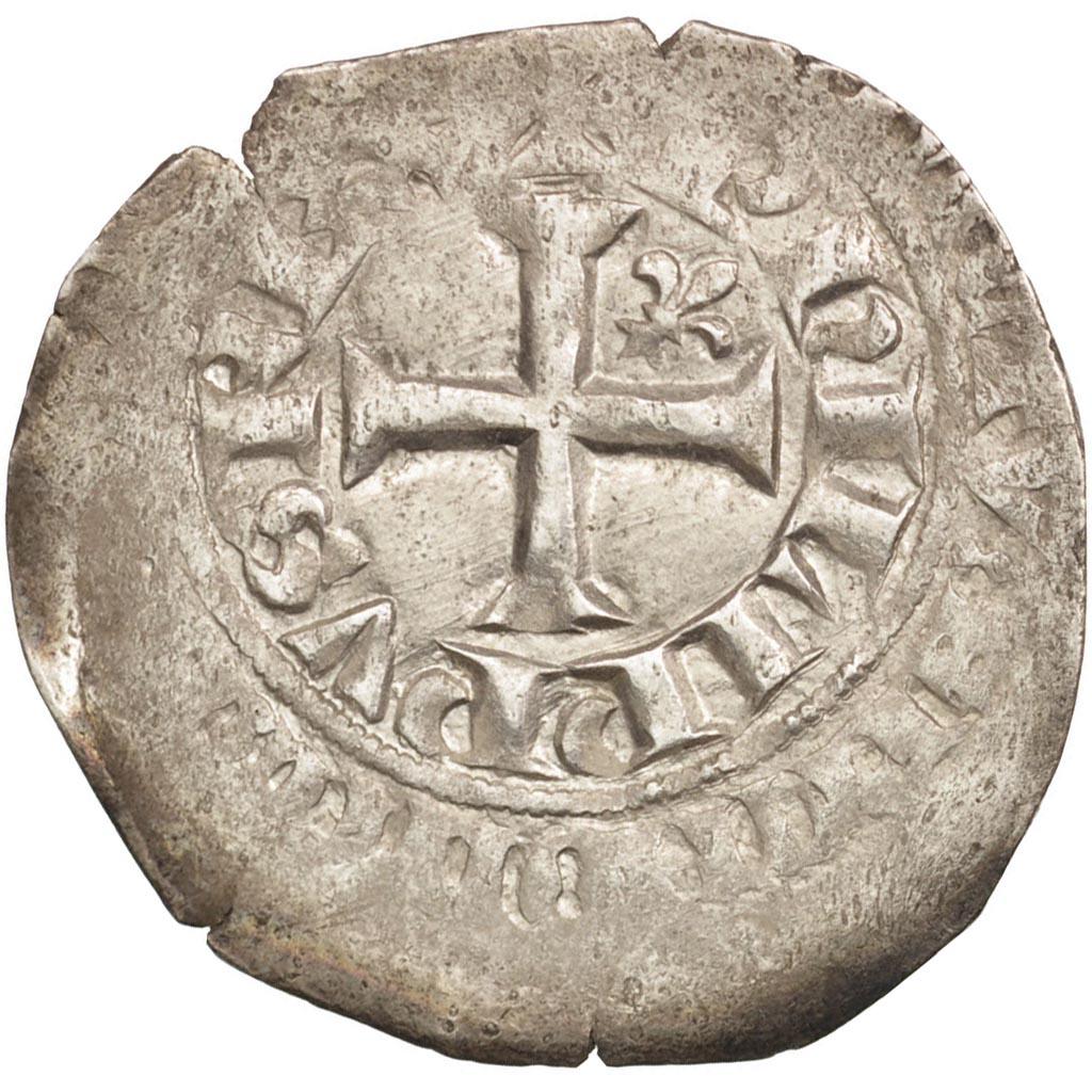 France, Philippe VI, Gros à la fleur de lis, EF(40-45), Billon, Duplessy:263A