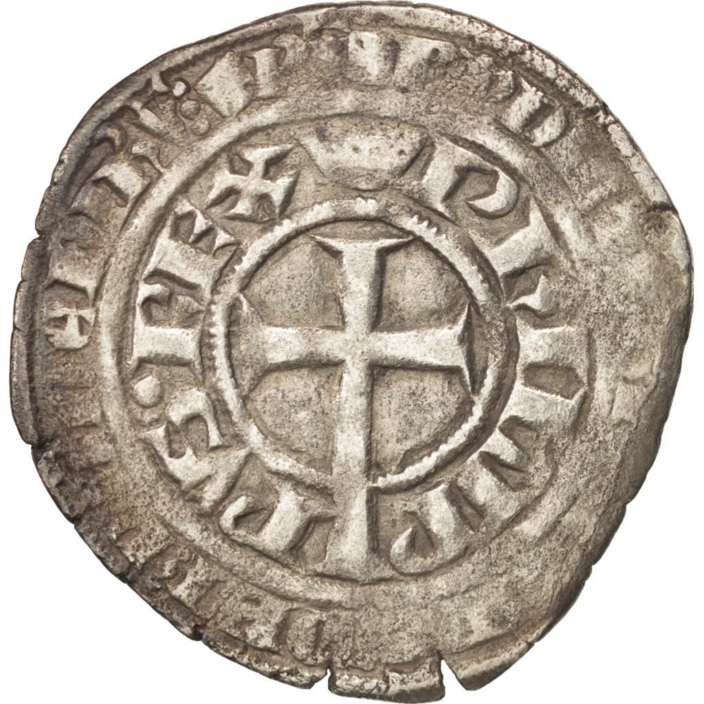 France, Philippe VI, Gros à la queue, VF(30-35), Billon, Duplessy:265