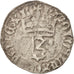 France, Charles VII, Petit Blanc au K, Loches, EF(40-45), Billon, Duplessy:475