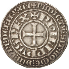 France, Philippe IV, Gros Tournois à l'O rond, TTB+, Argent, Duplessy:213B