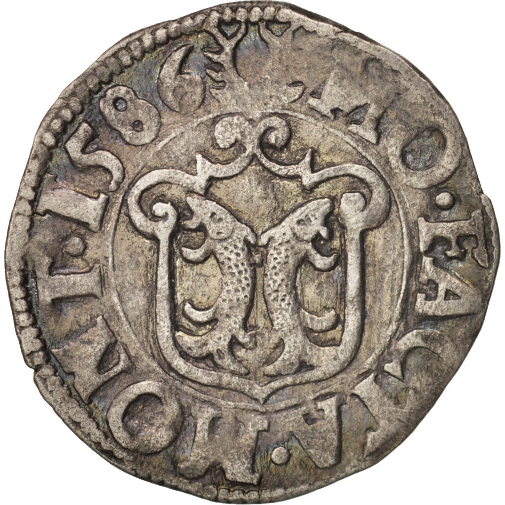 Comté de Montbéliard, Frédéric, 2 Kreutzer, 1586, TTB, Billon, Poey d'Avant:5436