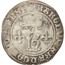 Moneta, Francia, Charles VIII, Karolus or Dizain, Châlons-en-Champagne, BB