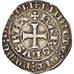 France, Charles IV, Maille Blanche, AU(50-53), Silver, Duplessy:243A
