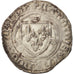 Monnaie, France, Charles VIII, Blanc à la couronne, Paris, TTB, Billon