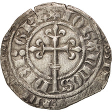 France, Jean II le Bon, Gros à la Couronne, EF(40-45), Billon, Duplessy:305B
