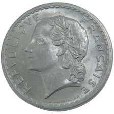 FRANCE, 5 Francs, 1947, MS(65-70), Aluminium, Gadoury #766a, 3.90