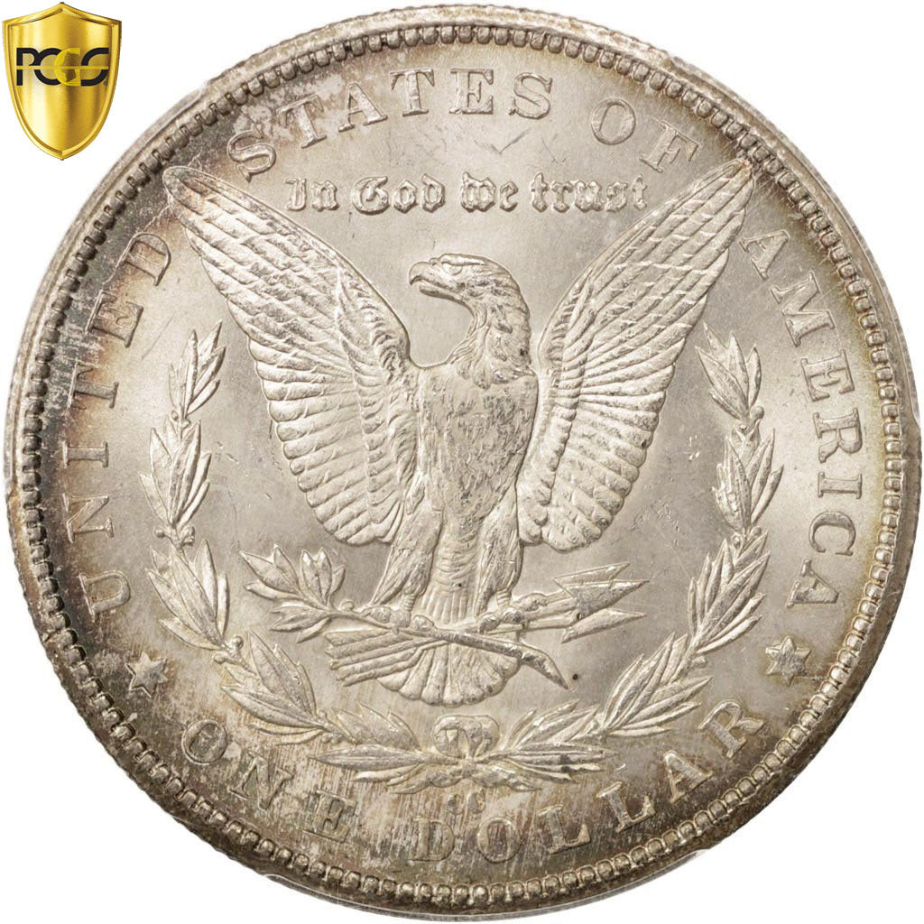 Coin, United States, Morgan Dollar, Dollar, 1885, U.S. Mint, Carson City, PCGS