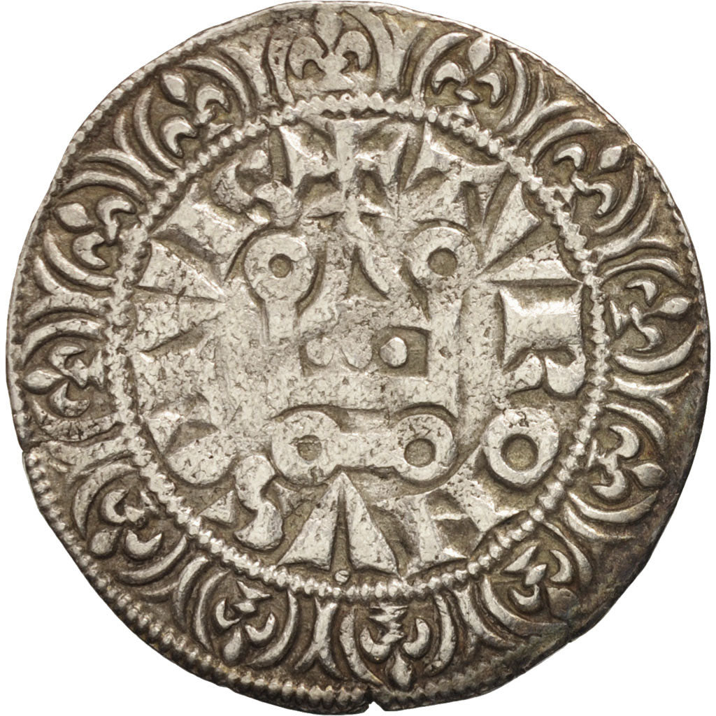 Monnaie, France, Philippe IV, Gros Tournois, TB+, Argent, Duplessy:213