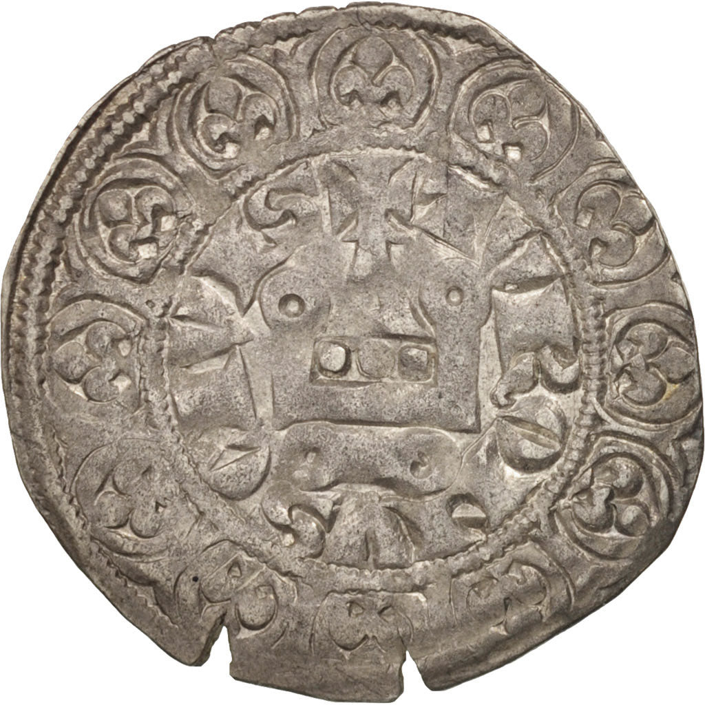 Monnaie, France, Philippe IV, Maille Blanche, TTB, Argent, Duplessy:215