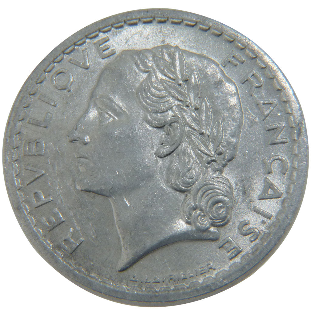 FRANCE, 5 Francs, 1947, MS(60-62), Aluminium, Gadoury #766a, 3.90