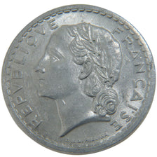 FRANCE, 5 Francs, 1947, MS(60-62), Aluminium, Gadoury #766a, 3.90