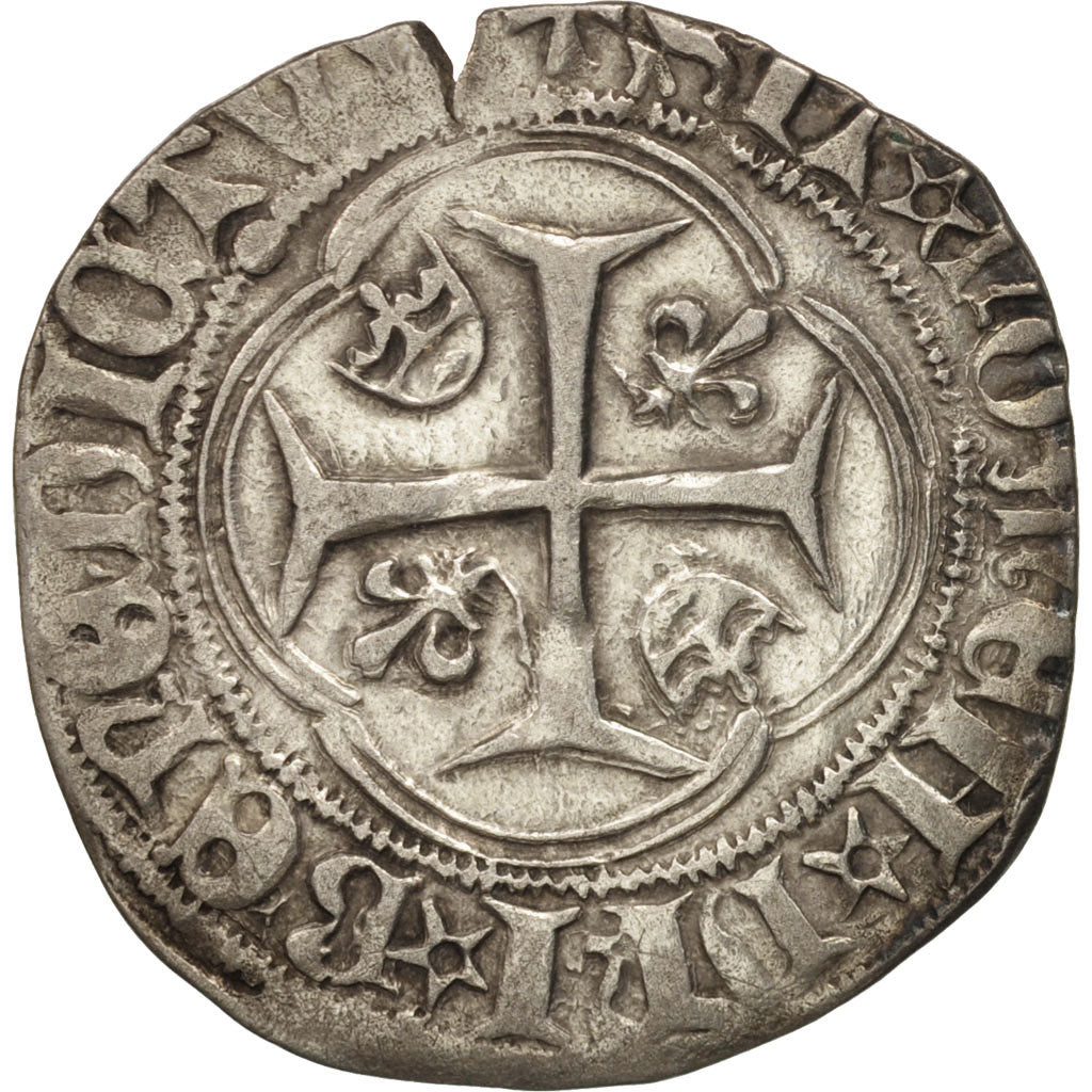 Frankreich, Louis XI, Blanc à la couronne, Saint Lô, SS, Billon, Duplessy:550