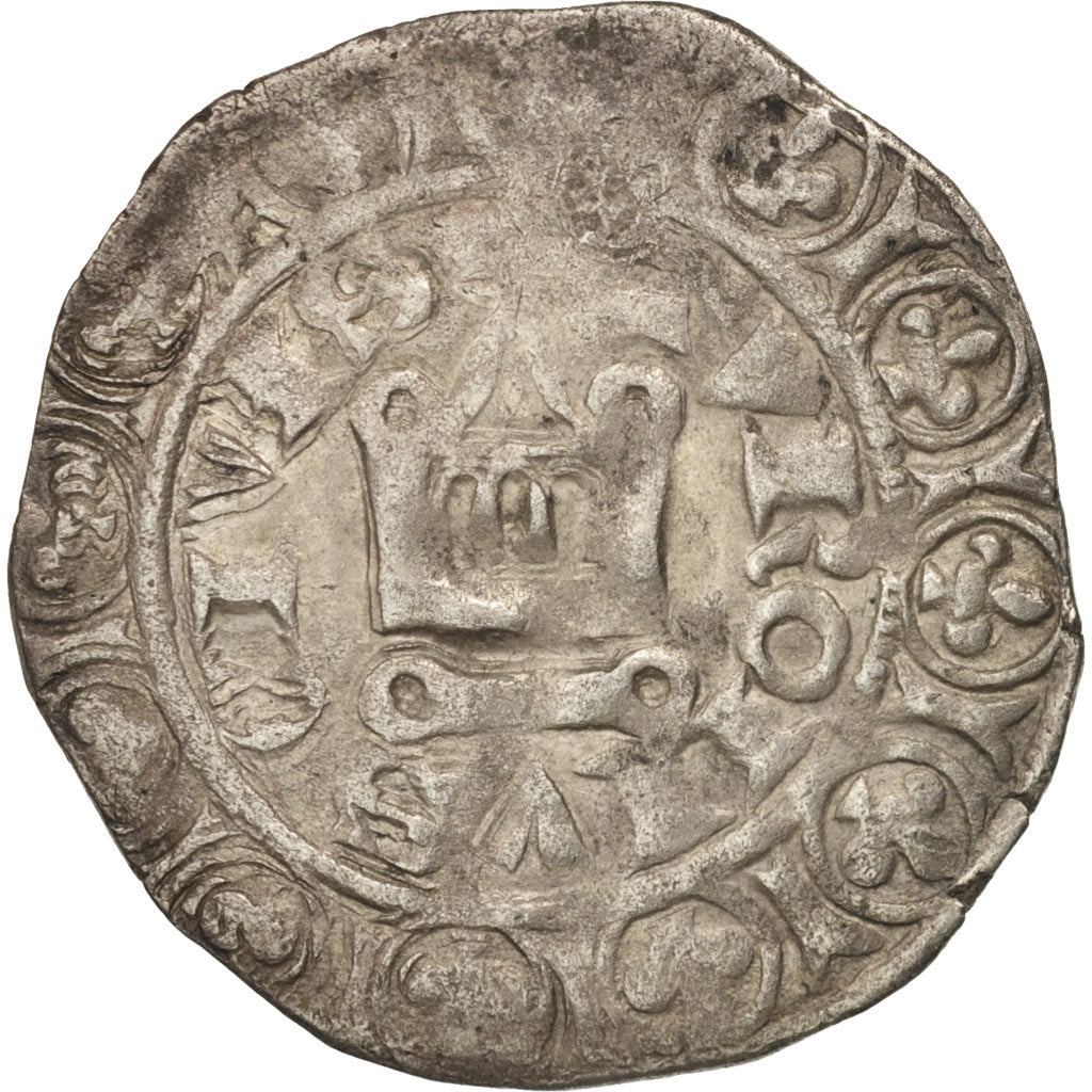 France, Jean II le Bon, Gros à la queue, VF(30-35), Billon, Duplessy:300B