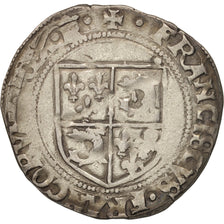 Monnaie, France, François Ier, Douzain, Romans, TTB, Billon, Duplessy:844