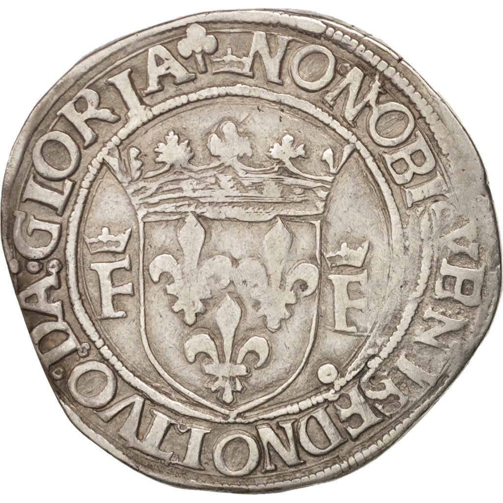 Monnaie, France, François Ier, Teston, Lyon, TTB, Argent, Duplessy:810