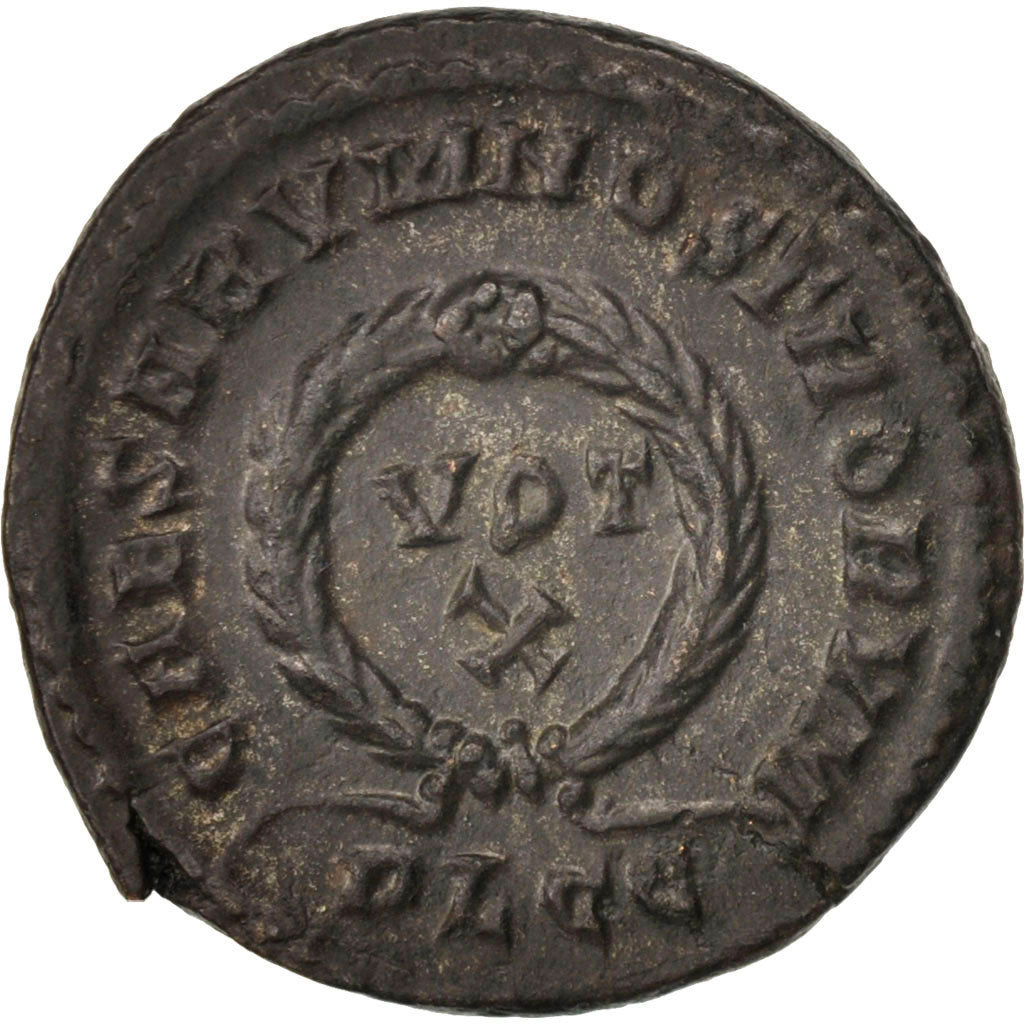 Moneda, Crispus, Follis, Lyons, EBC+, Bronce, RIC:215