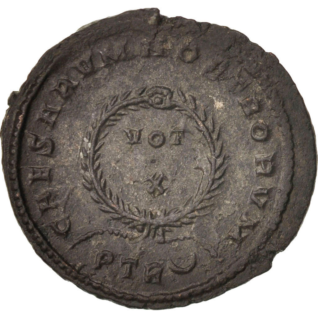 Coin, Crispus, Follis, Trier, MS(60-62), Bronze, RIC:440