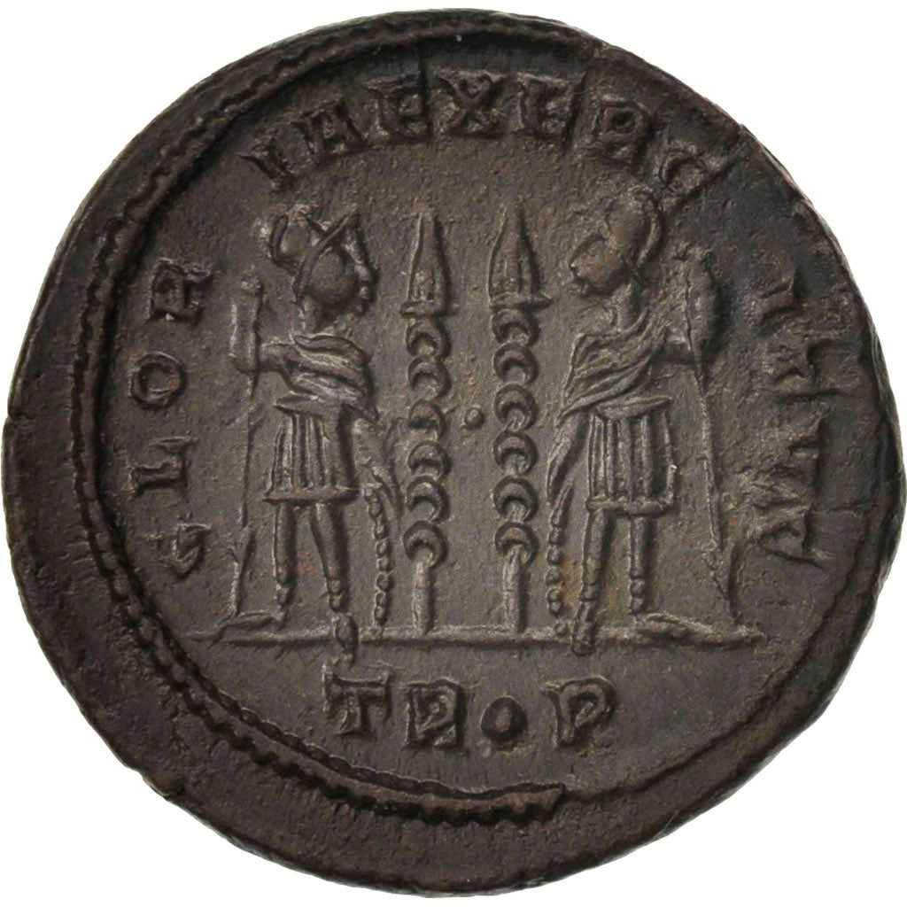 Coin, Constantine II, Follis, Trier, AU(55-58), Bronze, RIC:539