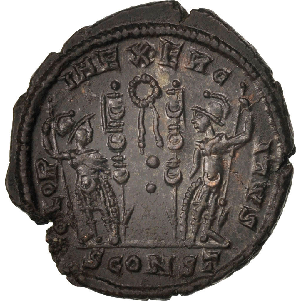 Coin, Constantine II, Follis, Arles, MS(63), Bronze, RIC:371