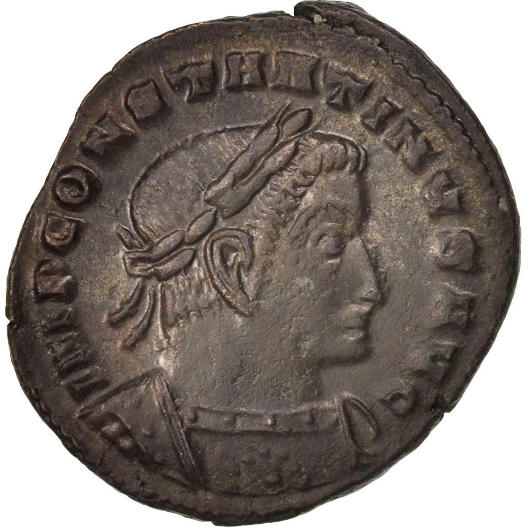 Münze, Constantine I, Follis, Lyons, VZ, Bronze, RIC:34