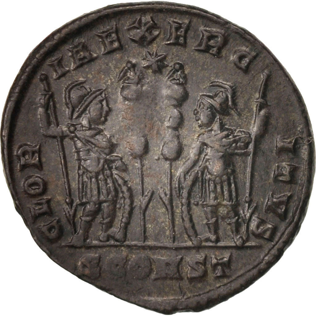 Moneda, Constantius II, Follis, Arles, EBC, Bronce, RIC:347