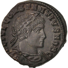 Coin, Constantius II, Follis, Arles, MS(63), Bronze, RIC:367