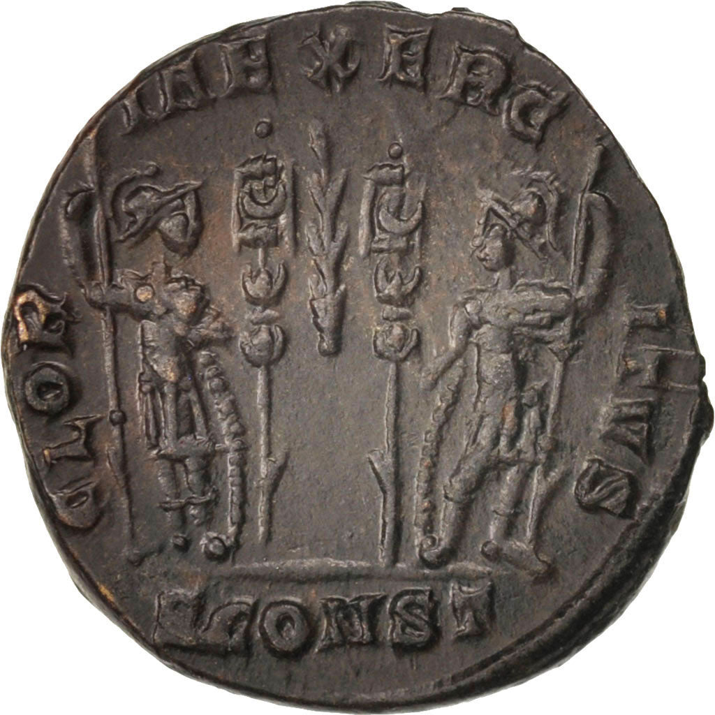 Moneda, Constantius II, Follis, Arles, SC, Bronce, RIC:367