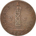 Haití, 2 Centimes, 1846, MBC, Cobre, KM:27.1