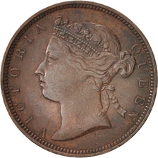 Mauritius, 2 Cents, 1883, AU(50-53), Bronze, KM:8