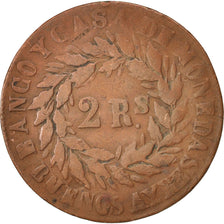 Argentine, BUENOS AIRES, 2 Réales, 1860, Buenos Aires, TB, Cuivre, KM:11