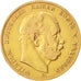 German States, PRUSSIA, Wilhelm I, 10 Mark, 1873, Hannover, EF(40-45), Gold