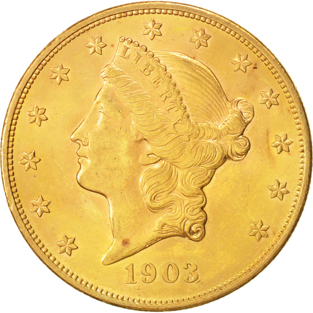 États-Unis, Liberty Head, $20, Double Eagle, 1903, U.S. Mint, Philadelphia
