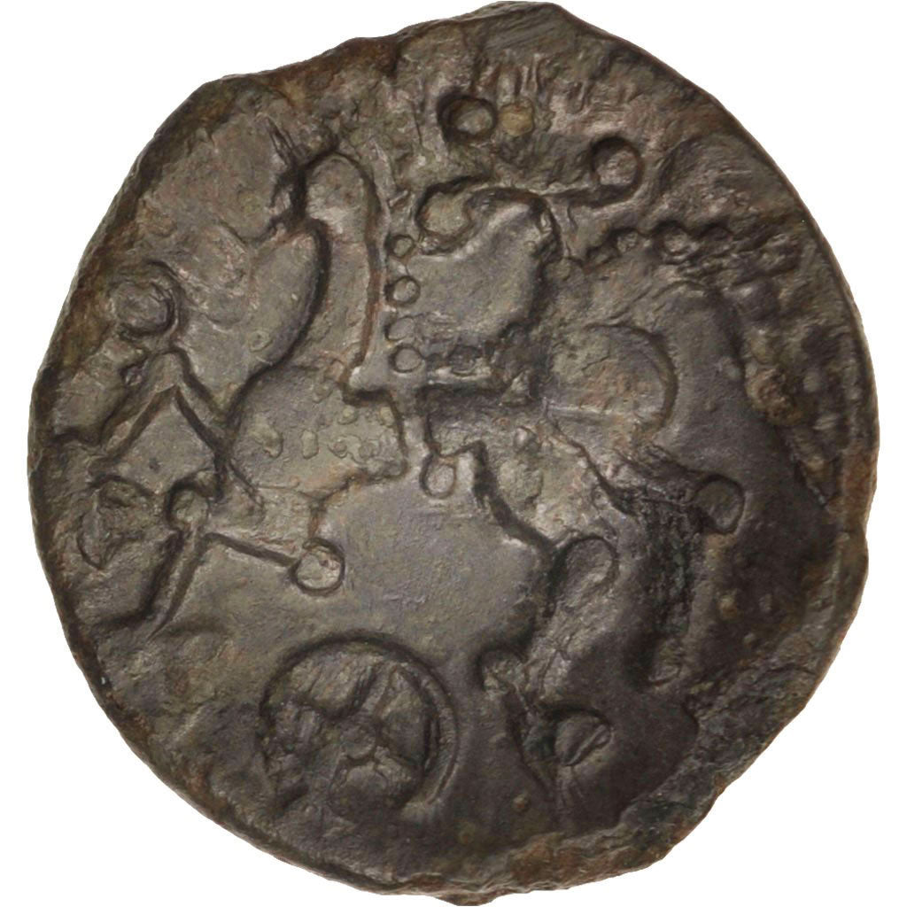 Coin, Aulerci Eburovices, Bronze, AU(55-58), Bronze, Delestrée:2457var