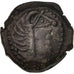 Carnutes, Bronze à l'aigle et à la rouelle, TTB+, Bronze, Delestrée:2580