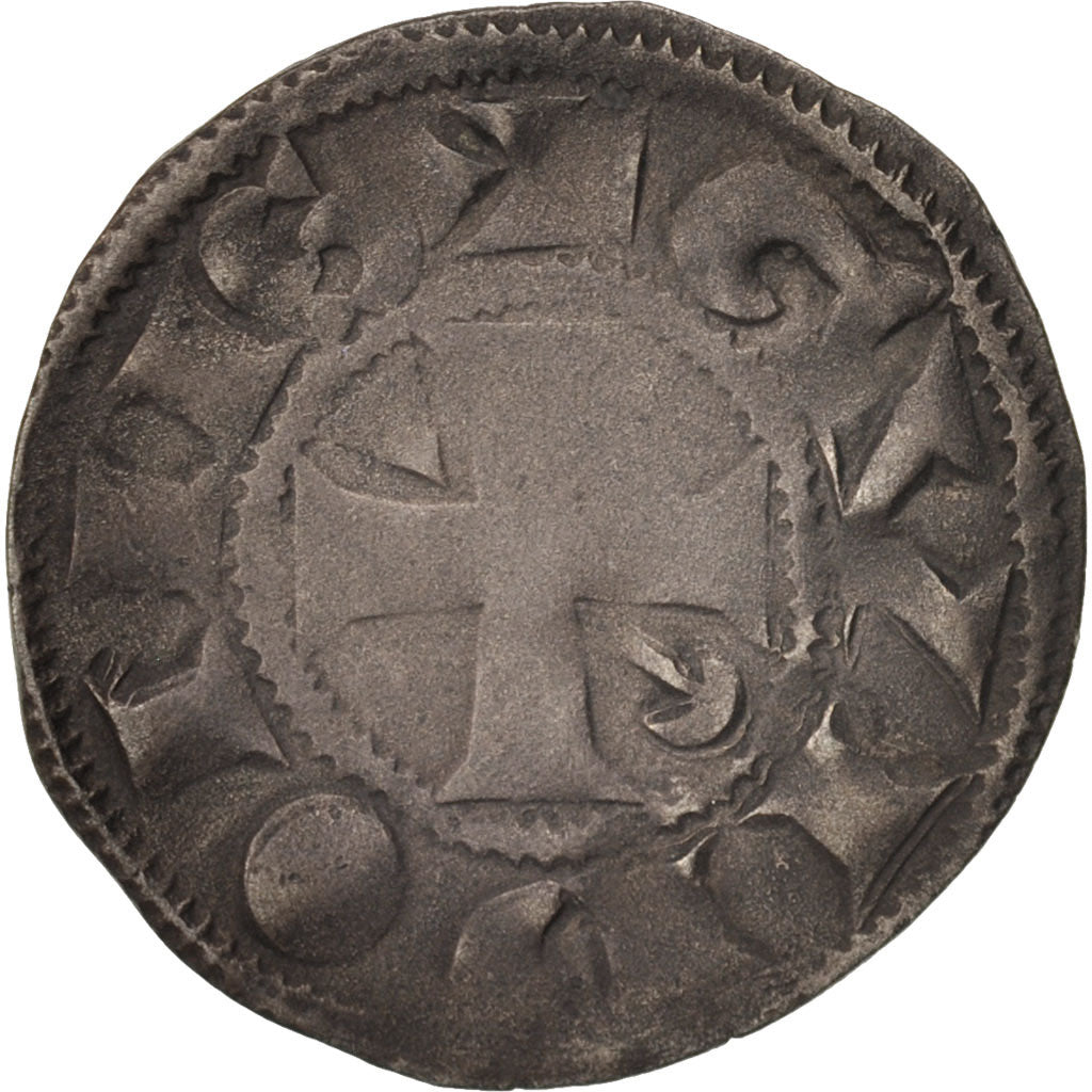 Bourbonnais, Seigneurie de Montluçon, Denarius, VF(30-35), Silver, Boudeau:367