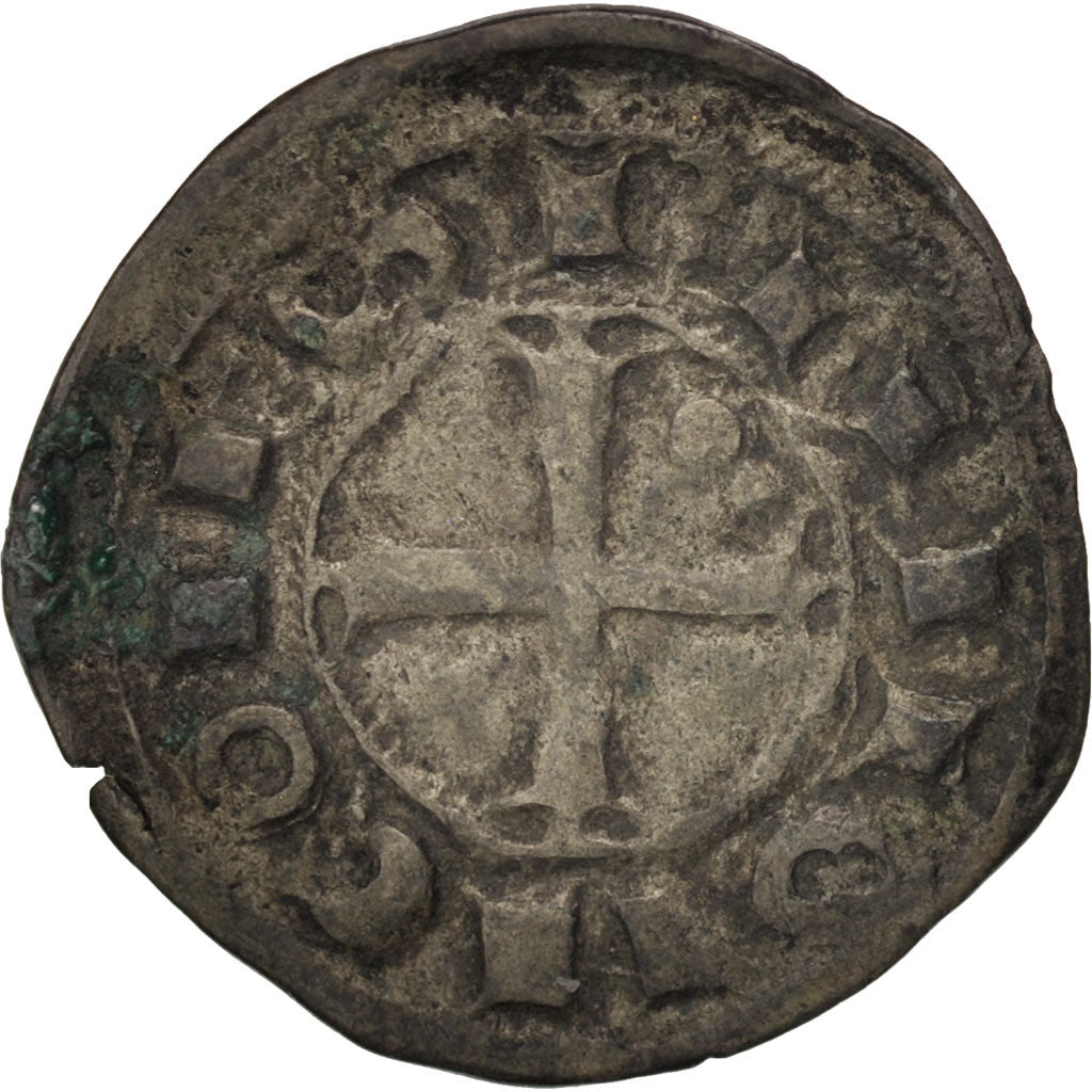 Coin, France, Languedoc, Obol, EF(40-45), Silver, Boudeau:722