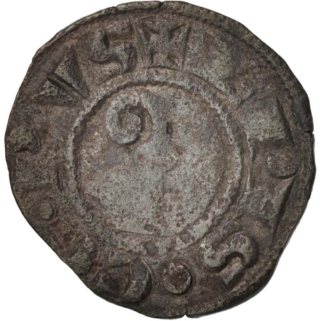Languedoc, Evêché de Viviers, Anonymous, Obol, VF(30-35), Silver, Boudeau:764